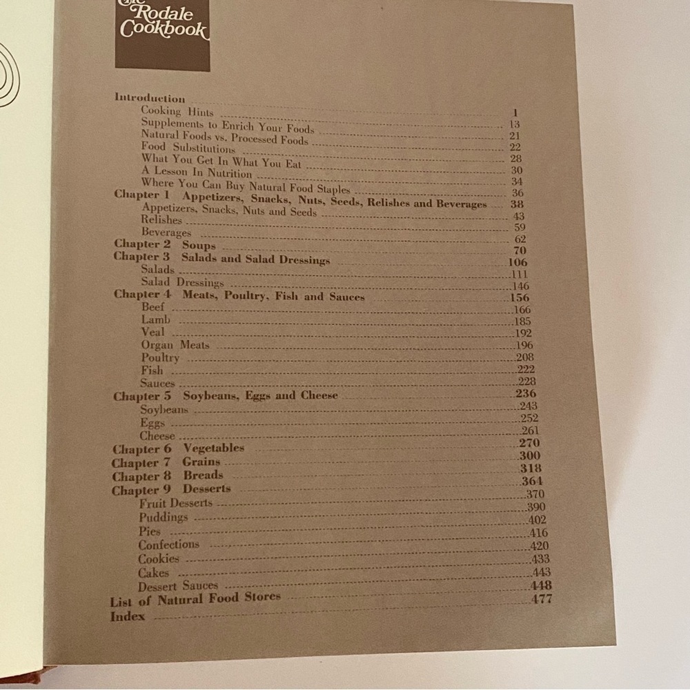 The Rodale Cookbook Vintage 1973 Natural Foods - Picture 6 of 8